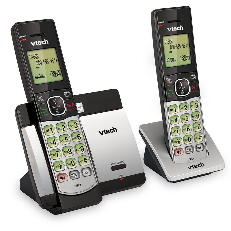 VTech® CS5119-2 DECT 6.0 Expandable Cordless Phone With Digital Answering System - Image 2