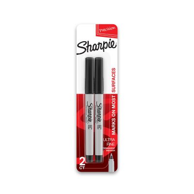 Sharpie® Glam Pop Permanent Markers, Ultra-Fine Point, Assorted Colors, Pack Of 24 Markers - Black,2