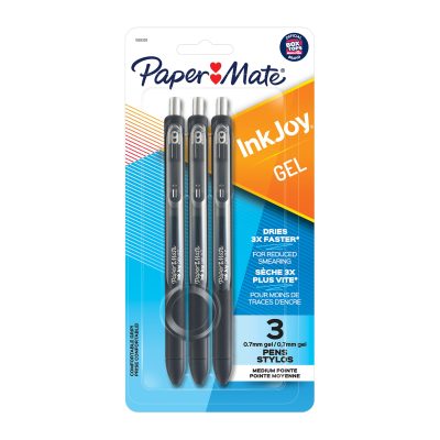 Paper Mate® InkJoy® Gel Pens, Medium Point, 0.7 mm, Assorted Barrels, Assorted Ink Colors, Pack Of 14 - Black,3