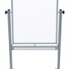 Luxor Double-Sided Magnetic Mobile Dry-Erase Whiteboard, 24" x 36", Aluminum Frame With Gray Finish - Image 2