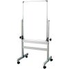 Luxor Double-Sided Magnetic Mobile Dry-Erase Whiteboard, 24" x 36", Aluminum Frame With Gray Finish - Image 3