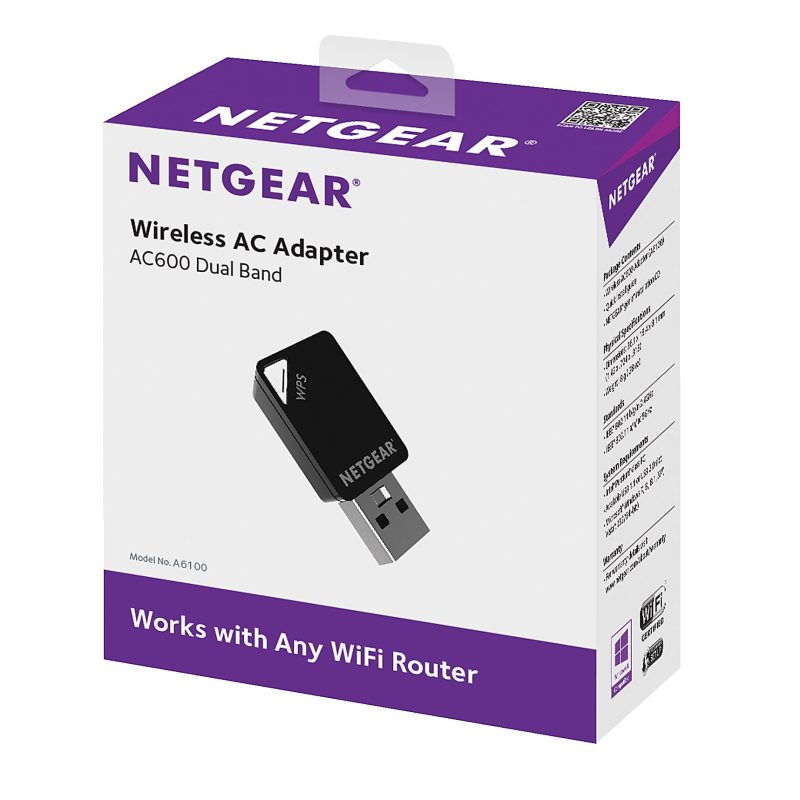 NETGEAR AC600 Dual-band WiFi USB Mini Adapter, A6100 - Image 5