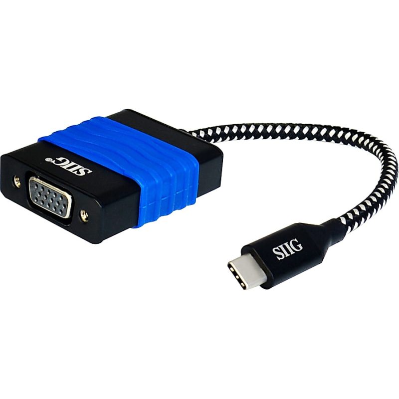 SIIG USB Type-C to VGA Video Cable Adapter - USB Type C - 1 x VGA - Image 3