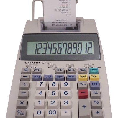 Sharp® EL-1750V Printing Calculator