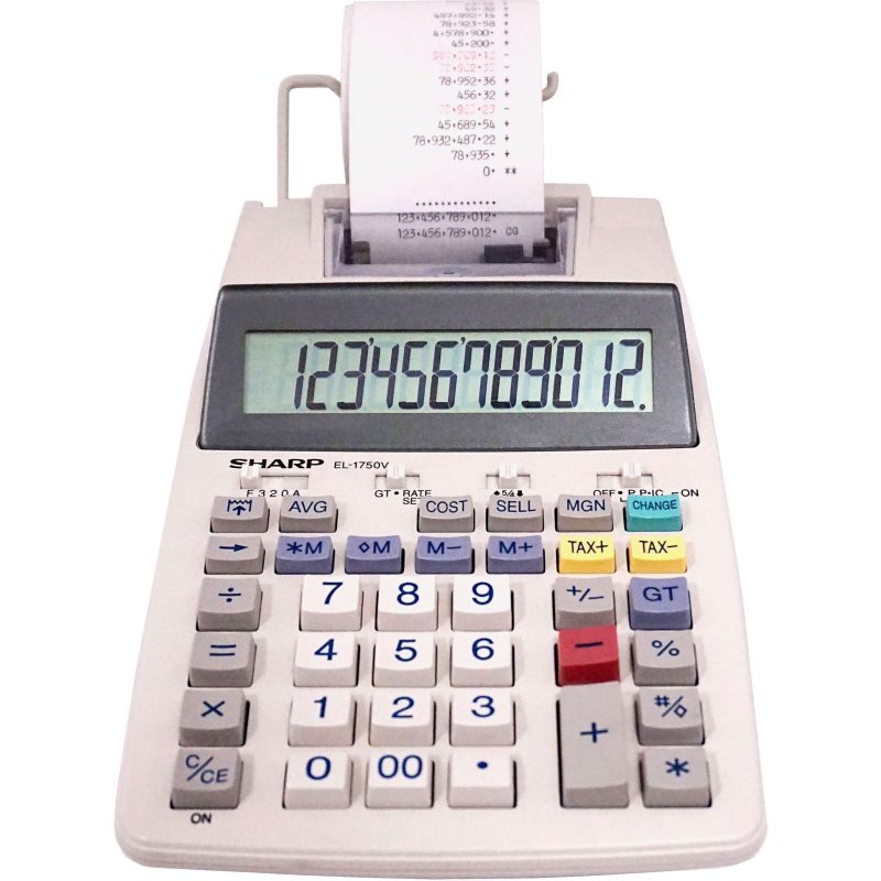 Sharp® EL-1750V Printing Calculator - Image 8