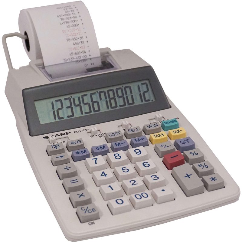 Sharp® EL-1750V Printing Calculator - Image 9