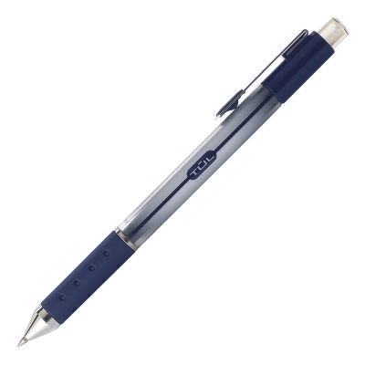 TUL® GL Series Retractable Gel Pens, Medium Point, 0.7 mm, Silver Barrel, Assorted Standard & Bright Ink Colors, Pack Of 14 Pens - Blue,4