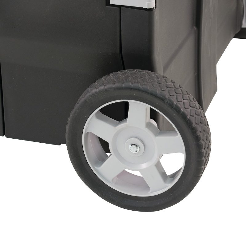 Fusion Mobile Folding Cargo Cart, 41"H x 21"W x 18 3/4"D, Black - Image 3