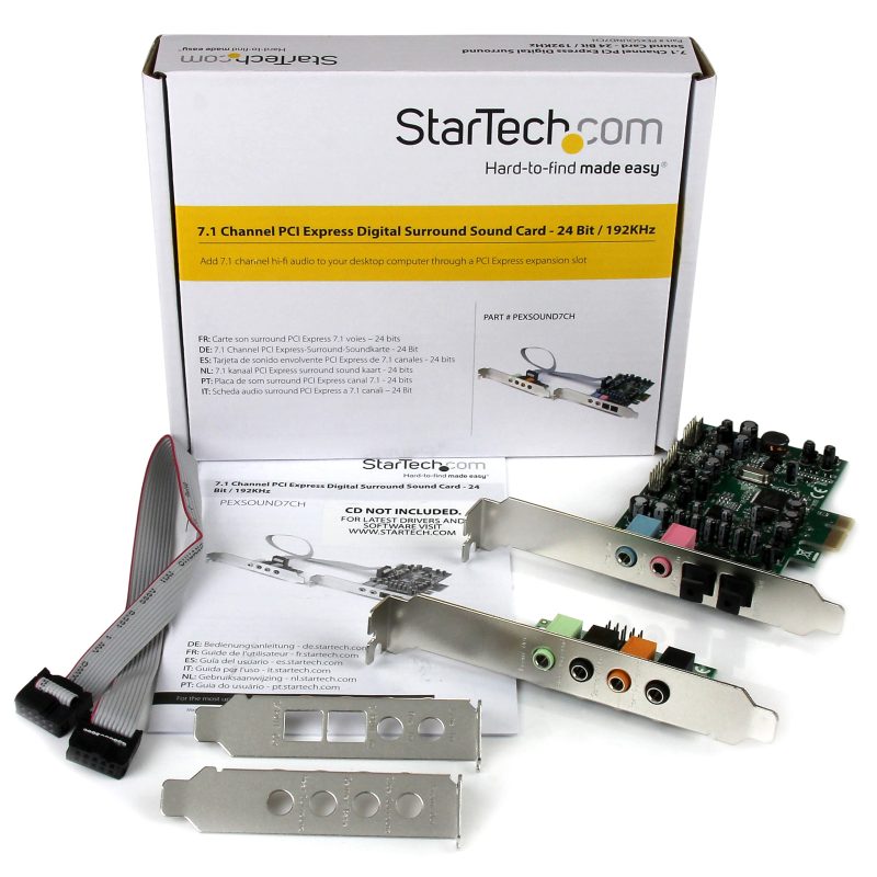 StarTech.com PCI Express 7.1 Channel Sound Card - Image 6