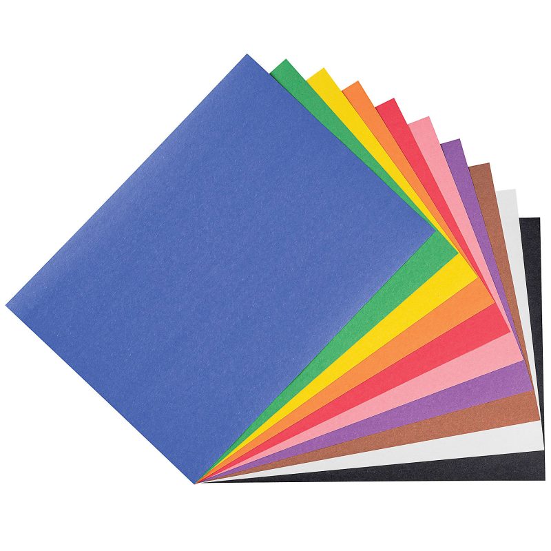 Prang Construction Paper, 9" x 12", 10 Assorted Colors, 300 Sheets Per Pack, Set Of 2 Packs - Image 4