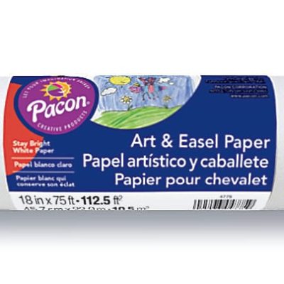 Art Street® Art Paper Roll, 18" x 75', White