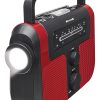 DPI WeatherX WR383R Weather And Alert Handheld Radio With AM/FM Radio, Black/Red - Image 5