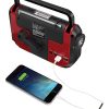 DPI WeatherX WR383R Weather And Alert Handheld Radio With AM/FM Radio, Black/Red - Image 6