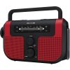 DPI WeatherX WR383R Weather And Alert Handheld Radio With AM/FM Radio, Black/Red - Image 7