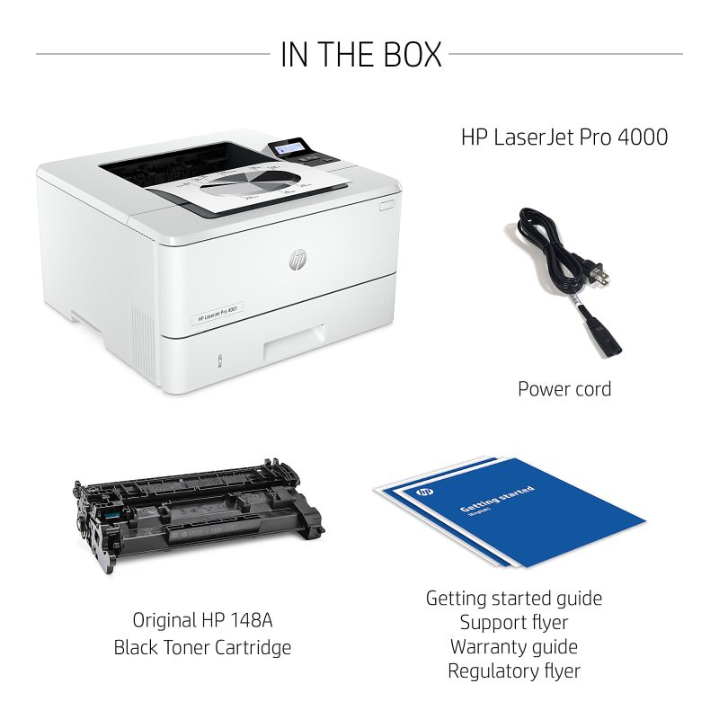 HP LaserJet Pro 4001n Laser Monochrome Printer - Image 8
