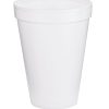 Dart® Insulated Foam Drinking Cups, White, 12 Oz, Box Of 1,000, DCC12J16