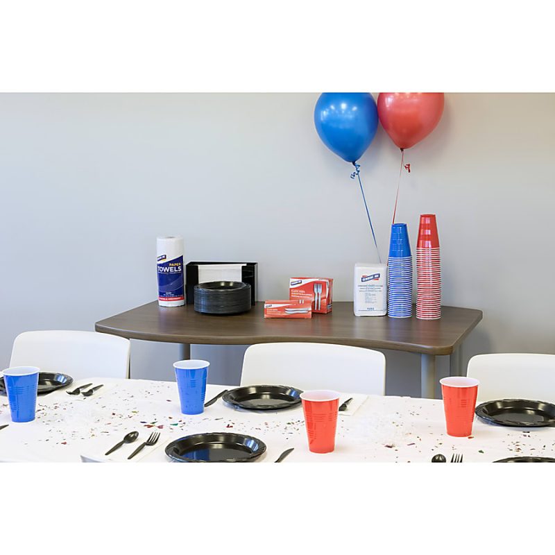 Genuine Joe 16 oz Plastic Party Cups - 50 - 16 fl oz - 1000 / Carton - Red - Plastic - Party, Cold Drink, Beverage - Image 5