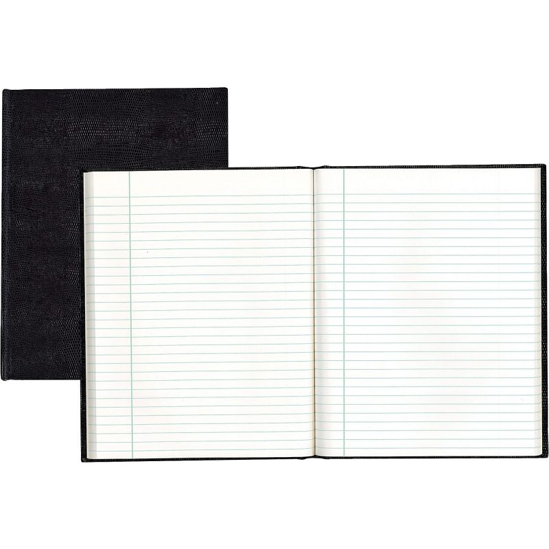 Blueline® Executive Notebook, 9 1/4" x 7 1/4", College Ruled, 75 Sheets, Black - Image 2