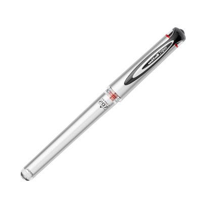 uni-ball® 207™ Impact™ Gel Pens, Bold Point, 1.0 mm, Black; Gray Barrel, Black Ink, Pack Of 12 - Red,1