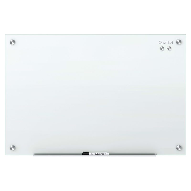 Quartet Infinity® Magnetic Glass Unframed Dry-Erase Whiteboard, 72" x 48", White