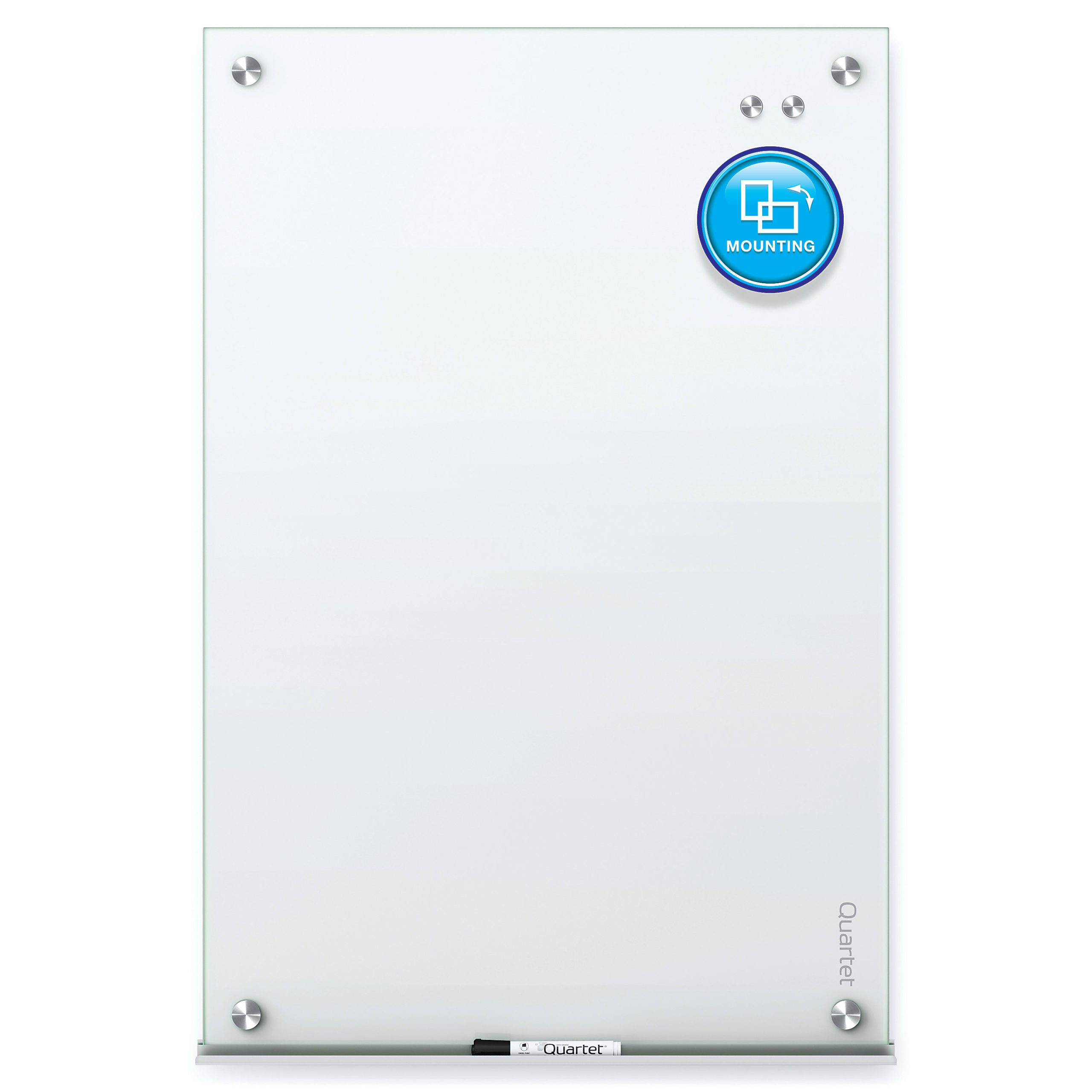 Quartet Infinity&reg; Magnetic Glass Unframed Dry-Erase Whiteboard, 72" x 48", White - Image 2