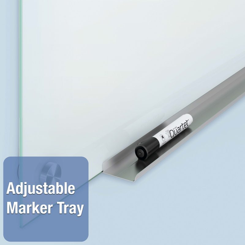 Quartet Infinity® Magnetic Glass Unframed Dry-Erase Whiteboard, 72" x 48", White - Image 3