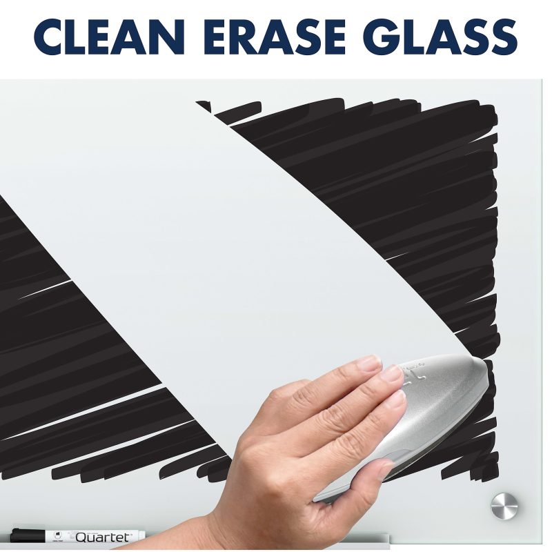 Quartet Infinity® Magnetic Glass Unframed Dry-Erase Whiteboard, 72" x 48", White - Image 5