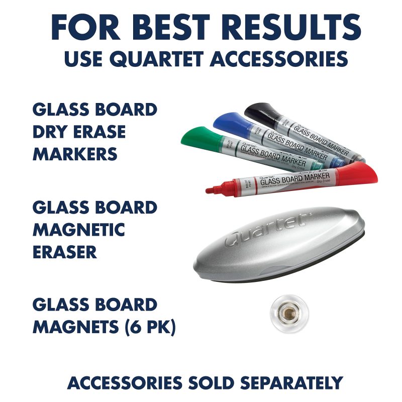 Quartet Infinity® Magnetic Glass Unframed Dry-Erase Whiteboard, 72" x 48", White - Image 12