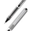 uni-ball® Vision™ Rollerball Pens, Fine Point, 0.7 mm, Gray Barrel, Black Ink, Pack Of 12 - Image 2