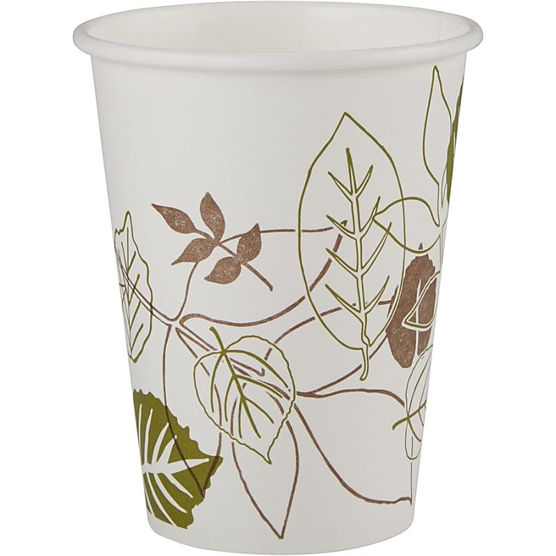 Dixie® Paper Hot Cups, 12 Oz., Pathways, Carton Of 500 - Image 5