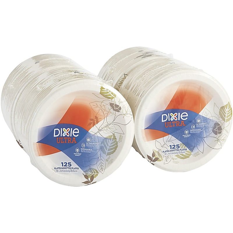 Dixie® Paper Plates, 10", Pathways, Carton Of 500 Plates - Image 6