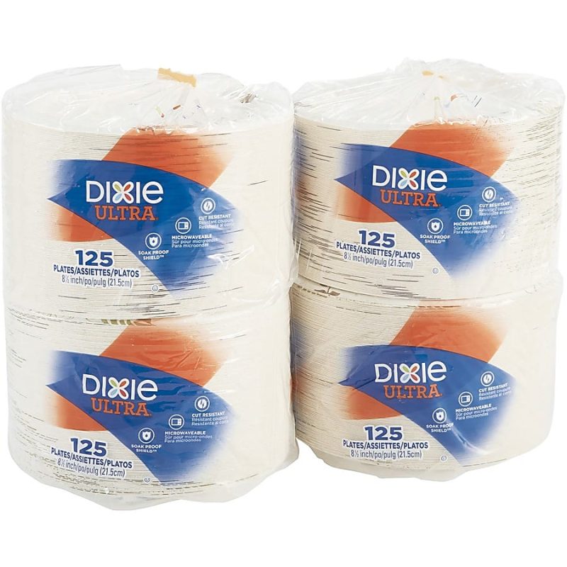 DIXIE ULTRA® 8 1/2IN HEAVY-WEIGHT PAPER PLATES BY GP PRO (GEORGIA-PACIFIC), PATHWAYS®, 500 PLATES PER CASE - Image 3