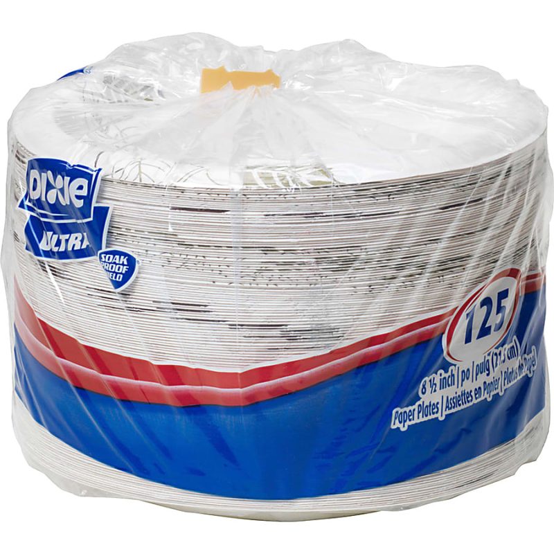 DIXIE ULTRA® 8 1/2IN HEAVY-WEIGHT PAPER PLATES BY GP PRO (GEORGIA-PACIFIC), PATHWAYS®, 500 PLATES PER CASE - Image 4