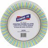 Genuine Joe 10" Printed Paper Plates - Disposable - 10" Diameter - Multi - 125 / Pack - Image 2