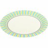 Genuine Joe 10" Printed Paper Plates - Disposable - 10" Diameter - Multi - 125 / Pack - Image 3