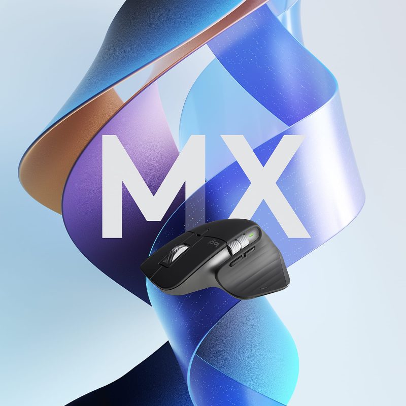 Logitech MX Master 3S - Wireless Performance Mouse with Ultra-fast Scrolling - Black - Ergo - 8K DPI - Track on Glass - Quiet Clicks - Image 7