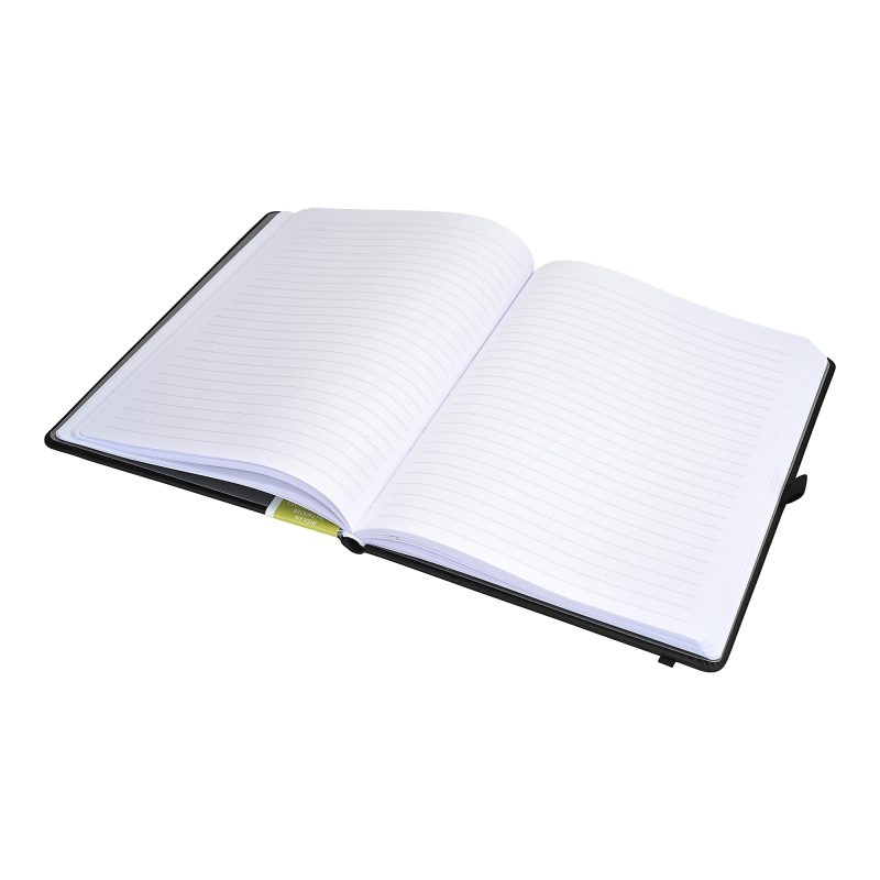 Eccolo™ Cool Jazz Journal, 7" x 9.5", Lined, 192 Pages, Black - Image 3