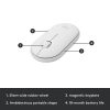 Logitech MK470 Slim Wireless Keyboard and Mouse Combo - Modern Compact Layout, Ultra Quiet - Off White - USB Wireless RF - USB Wireless RF - Optical - 1000 dpi - 3 Button - Scroll Wheel - Symmetrical - AAA, AA - Image 7
