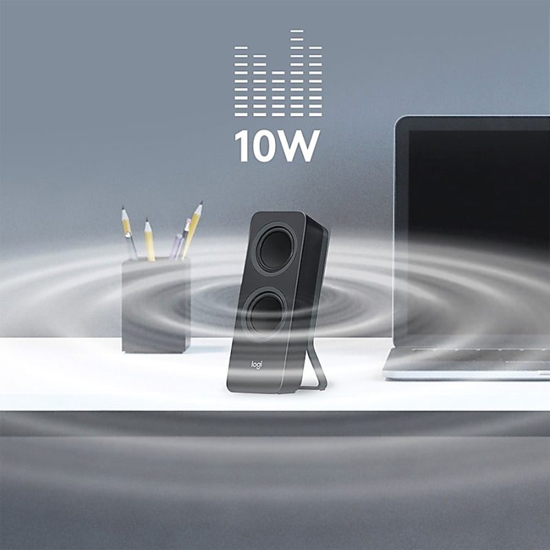 Logitech® Z207 Bluetooth® Computer Speakers, Black, Pack Of 2 - Image 4