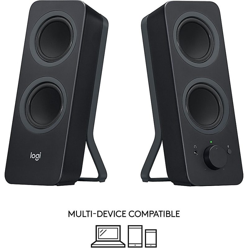 Logitech® Z207 Bluetooth® Computer Speakers, Black, Pack Of 2 - Image 7