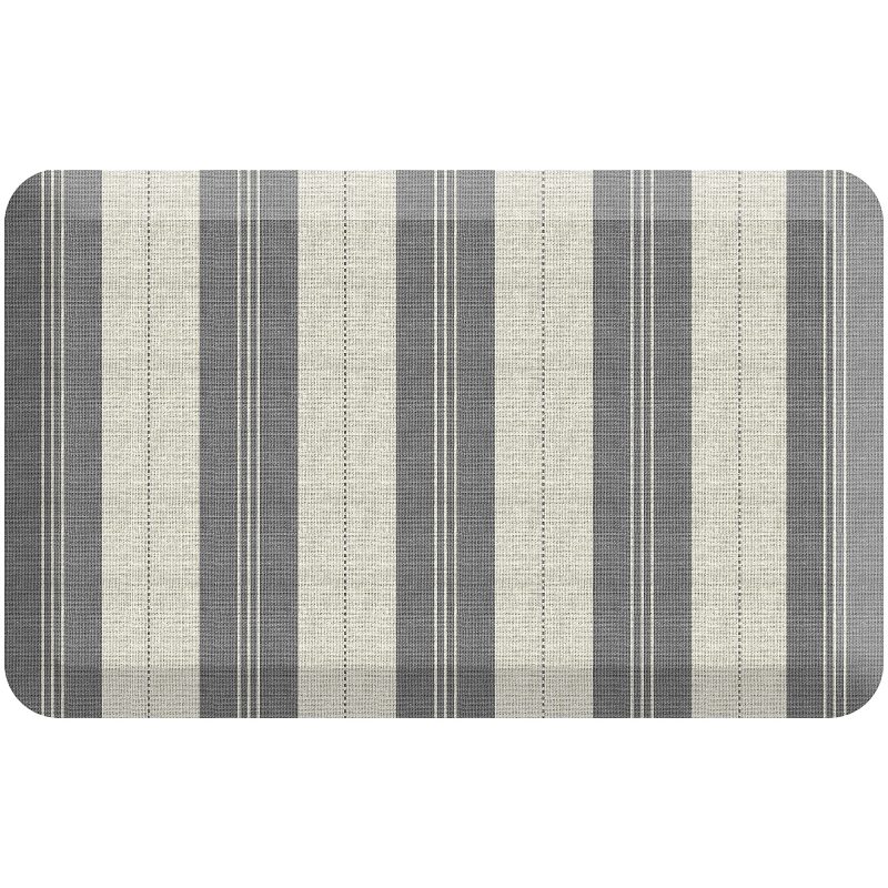 GelPro Designer Comfort Polyurethane Anti-Fatigue Mat For Hard Flooring, 20” x 32”, Taylor Gray