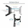 StarTech.com Full Motion TV Wall Mount - For up to 80" VESA Mount Displays - Articulating Arm - Steel - Adjustable Wall Mount TV Bracket - 1 Display(s) Supported80" Screen Support - 110.23 lb Load Capacity - Image 3