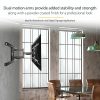 StarTech.com Full Motion TV Wall Mount - For up to 80" VESA Mount Displays - Articulating Arm - Steel - Adjustable Wall Mount TV Bracket - 1 Display(s) Supported80" Screen Support - 110.23 lb Load Capacity - Image 7