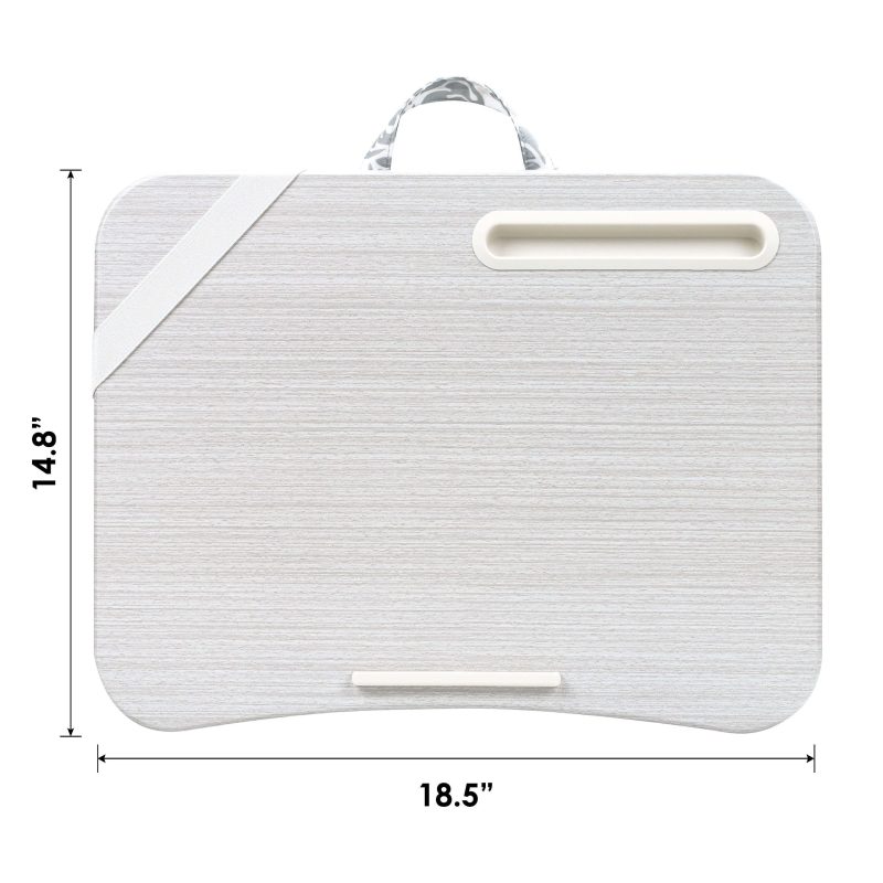 LapGear XL Designer Lap Desk, 14 1/2" x 18 1/2", Gray Damask - Image 5