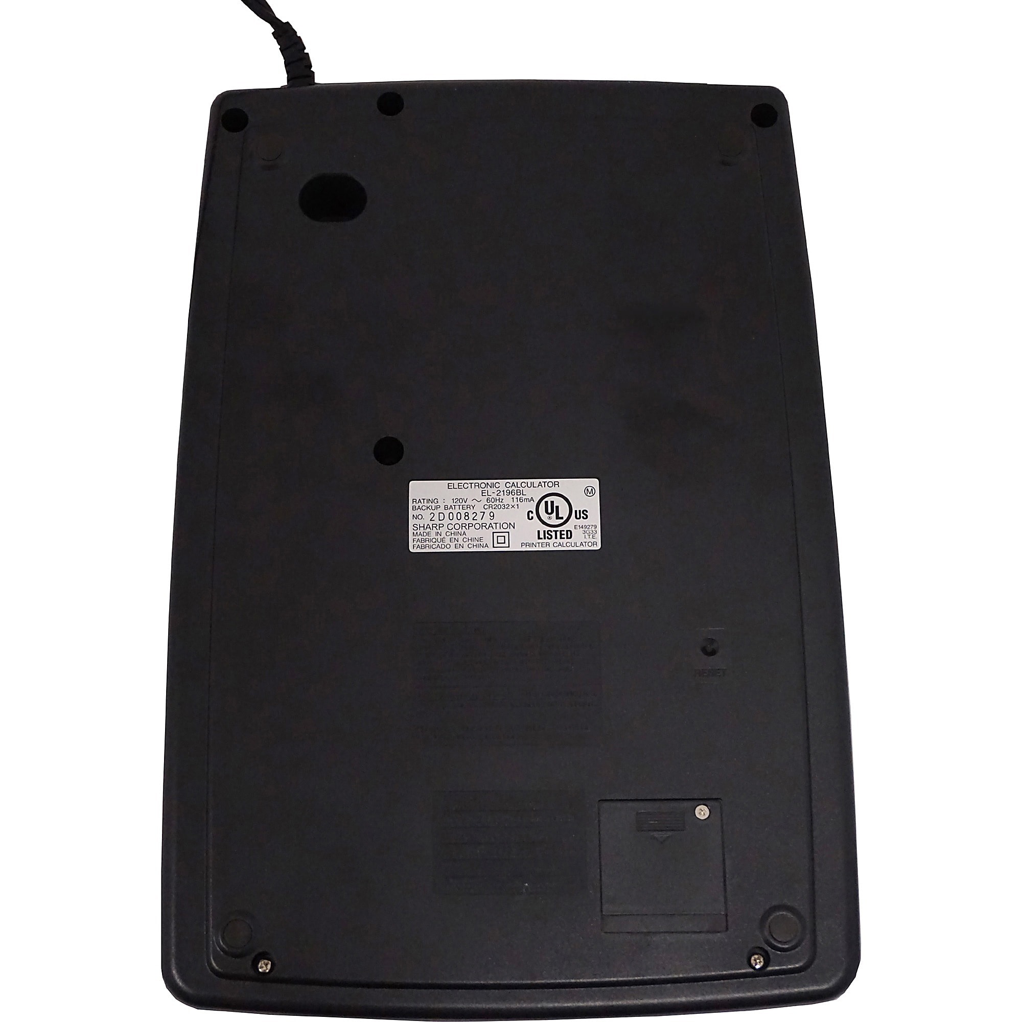 Sharp&reg; EL-2196BL Printing Calculator, Black - Image 6