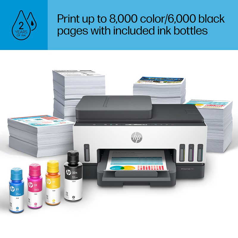HP Smart Tank 7301 Wireless All-in-One Cartridge-free Ink Tank Color Printer With Up To 2 Years Of Ink Included (28B70A) - Image 10