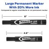 Avery® Marks A Lot® Permanent Markers, Chisel Tip, Large Desk-Style Size, Black, Pack Of 36 - Image 2