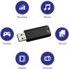 Verbatim Microban 32GB PinStripe USB 3.2 Flash Drive Business Pack - 32 GB - USB 3.2 (Gen 1) Type A - Black - Lifetime Warranty - 10 / Pack - Image 9