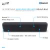 iLive Wireless Speaker Sound Bar, 15", Black - Image 6