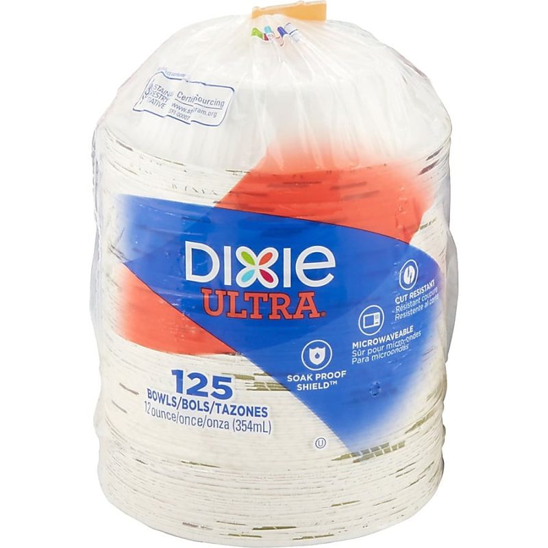 Dixie® Ultra® Heavyweight Paper Bowls, 12 Oz, Case Of 125 - Image 6